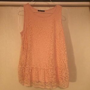 Cable and Gauge lace tank